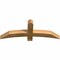 Ekena Millwork Bellingham Rough Sawn Timber Gable Bracket, Western Red Cedar, 48"W x 18"H x 4"D x 4"F, 9/12 Pitch GBW048X18X0404BEL00RWR - alternate 5
